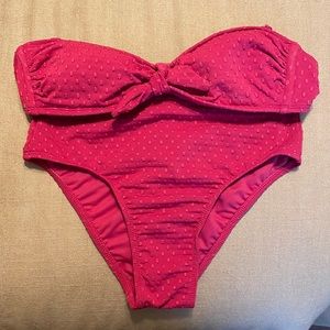 High waisted bikini set